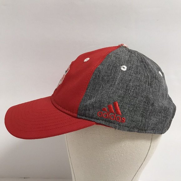 Toronto FC Soccer Women's Red Gray with Lace Adjustable Adidas Hat - Picture 5 of 8